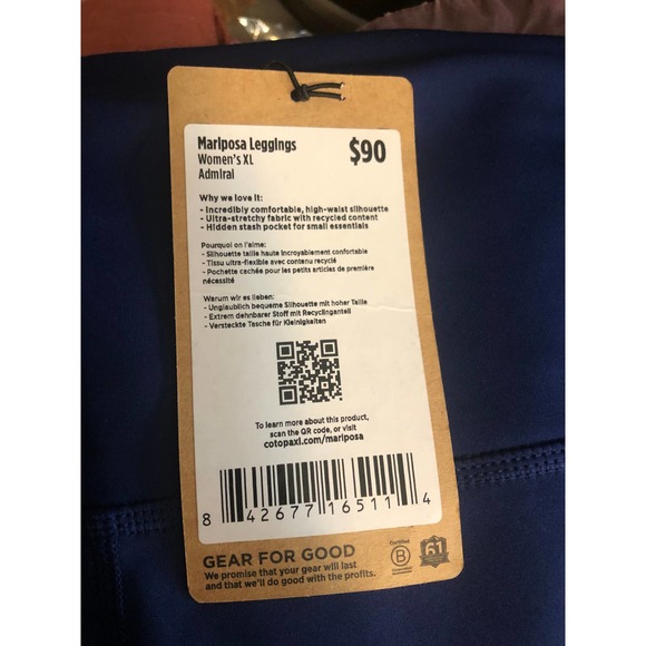 Cotopaxi Mariposa Leggings - NWT - Picture 4 of 10